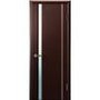 Фото ульяновской двери Синай 1 в цвете венге стекло белый триплекс
