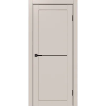 Межкомнатная дверь экошпон Турин 502АПП.11 латте с молдингом