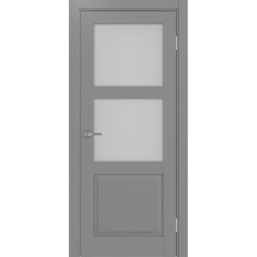 Межкомнатная дверь Тоскана 630.221 серый со стеклом