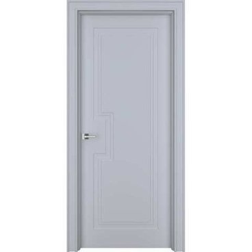 Межкомнатная дверь эмаль Паспарту-П RAL 7047 глухая