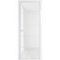 Алюминиевая межкомнатная дверь 5AХ вайт остеклённая