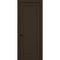 Межкомнатная дверь керамик SC 1 коричневый глухая