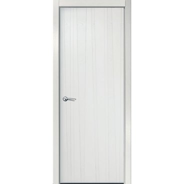 Межкомнатная дверь шпонированная Milyana ID V бьянко глухая