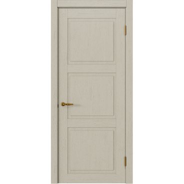 Межкомнатная дверь массив дуба Alvero Ингрид 3 беленый дуб глухая