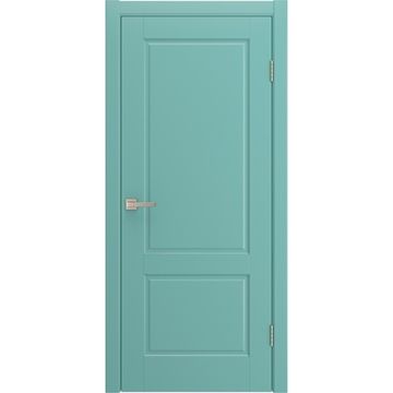 Межкомнатная дверь Патриция бирюзовая эмаль RAL 6027 глухая