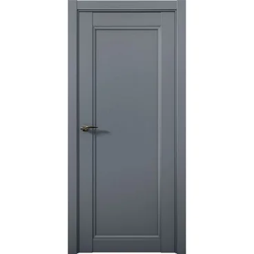 Межкомнатная дверь экошпон Кобальт 26.1 антрацит глухая