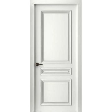Межкомнатная дверь эмаль Бремен 3 белая глухая