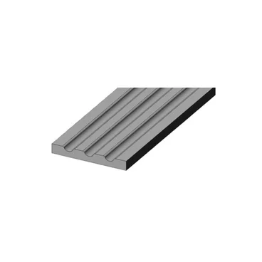 Наличник с каннелюрами массив дуба без сучка Дверцов 80х12 мм