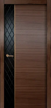 Противопожарная дверь Нома Р американский орех EIS60