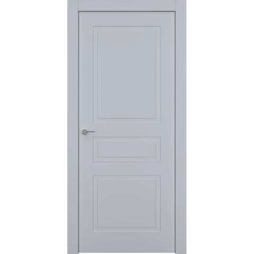 Межкомнатная дверь эмаль Классика 3 RAL 7047 глухая