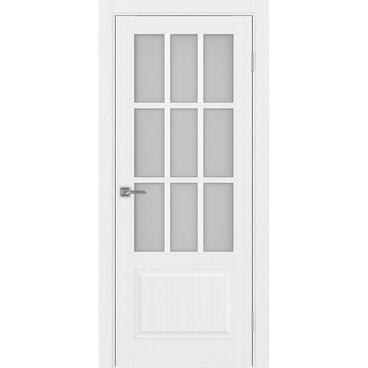 Межкомнатная дверь Тоскана 642.2221 белый лёд со стеклом