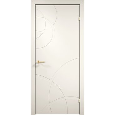 Межкомнатная дверь эмаль Дверцов Тиволи 3 RAL 9010 глухая