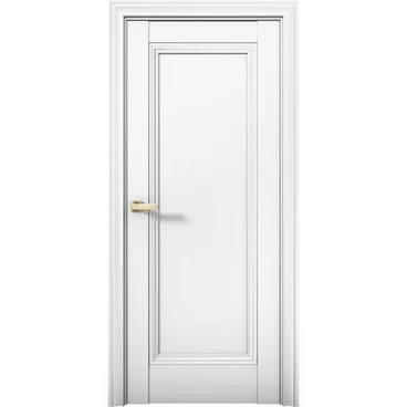 Межкомнатная дверь экошпон Кобальт 29 аляска глухая