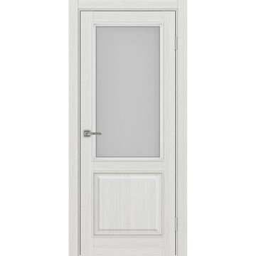 Межкомнатная дверь Тоскана багет 602.21 ясень серебристый со стеклом