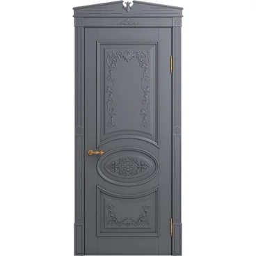 Дверь массив бука Лацио Ампир тауп глухая