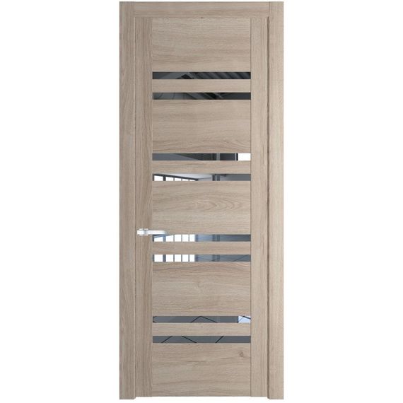 Межкомнатная дверь 1.6N дуб сонома остеклённая