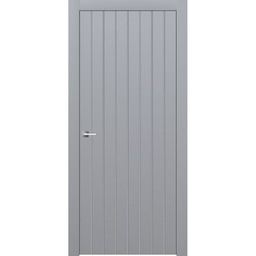 Межкомнатная дверь эмаль Ofram Линнея 11 серая глухая