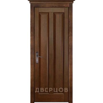 Межкомнатная дверь массив ольхи ОКА Сорренто античный орех глухая
