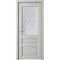 Межкомнатная дверь Эрмитаж 2 винил платина со стеклом