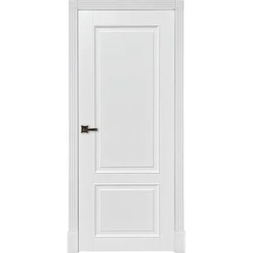 Межкомнатная дверь эмаль Классик 4 белая глухая