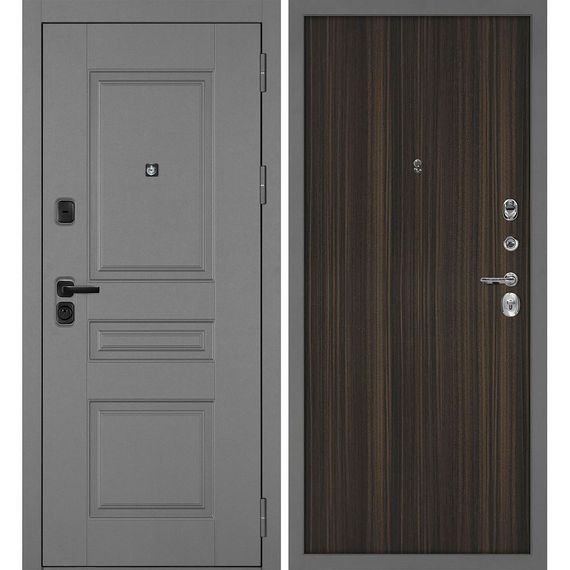 Входная дверь Октава-150 панель гладкая эвкалипт африканский