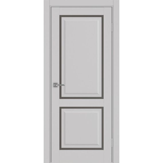 Фото межкомнатной двери Тоскана 602С.2121 пепельный со стеклом