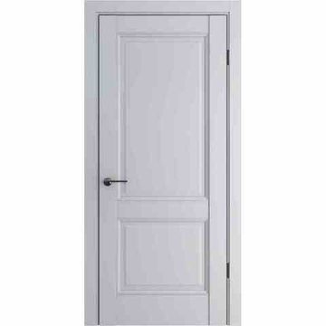 Межкомнатная дверь экошпон ДП-78 silver gray глухая