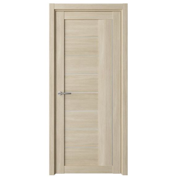 Фото двери Марсель эко-шпон лиственница мокко со стеклом