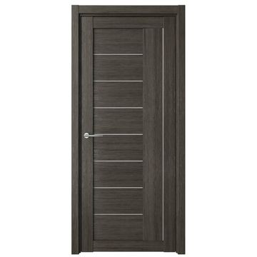 Межкомнатная дверь Марсель эко-шпон серый кедр со стеклом