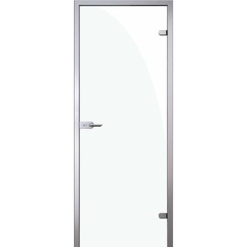 Межкомнатная стеклянная дверь АКМА Триплекс White стекло белое