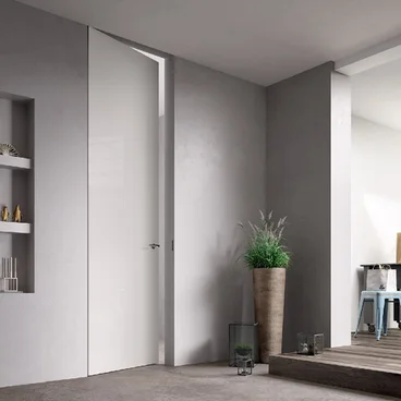 Скрытая дверь под окраску 0PE Invisible AL кромка открывание от себя