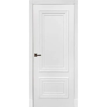Межкомнатная дверь эмаль Престиж 12 белая глухая
