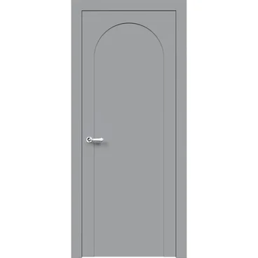 Межкомнатная дверь эмаль Венеция серая глухая