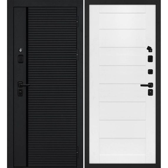 Входная дверь Галактика-173 панель сборная белоснежная