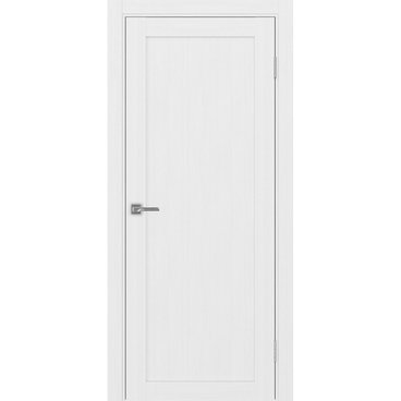 Межкомнатная дверь экошпон Турин 501.1 белый лёд глухая