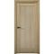Межкомнатная дверь Никель 4 дуб светлый со стеклом