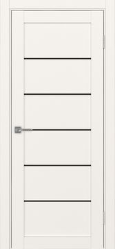 Межкомнатная дверь экошпон Турин 501АПП.1 бежевый с молдингом