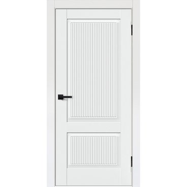 Межкомнатная дверь эмаль Мальта L-26 белый RAL 9003 глухая
