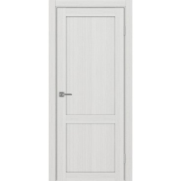 Межкомнатная дверь экошпон Турин 502.11 ясень серебристый глухая