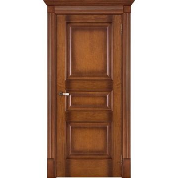 Межкомнатная дверь шпон Терзо Флоренция светлый мёд глухая