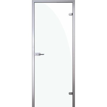 Межкомнатная стеклянная дверь АКМА Триплекс White стекло белое