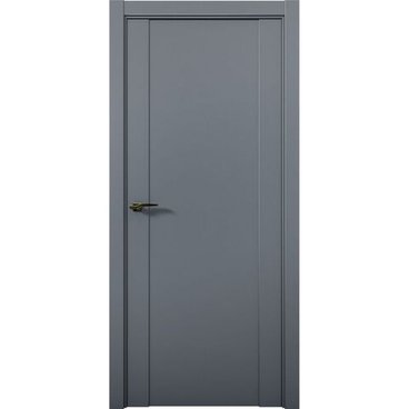Межкомнатная дверь экошпон Кобальт 2 антрацит глухая