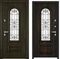 Входная стальная дверь Torex Snegir Cottege SNG-2 чёрное дерево SNG-2 дуб мореный