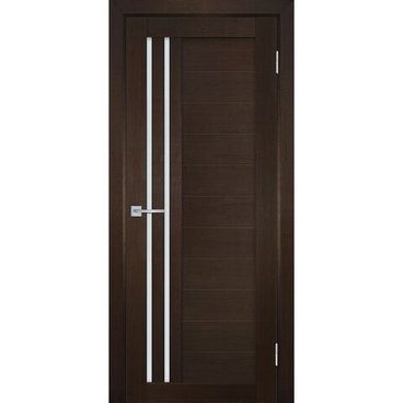 Межкомнатная дверь экошпон Мариам Техно-738 венге стекло сатинат белый