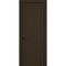 Фото межкомнатной двери керамик FL 4 коричневый глухая