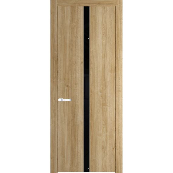 Межкомнатная дверь 1.8N дуб карамель остеклённая