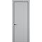 Фото межкомнатной двери керамик MN 1 шеллак серый глухая