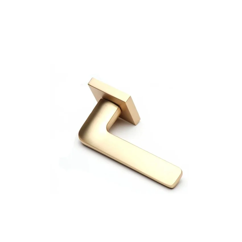 Фото дверной ручки FLOW ZN BB матовое золото