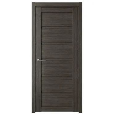 Межкомнатная дверь Вена эко-шпон серый кедр глухая