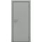 Фото межкомнатной пластиковой влагостойкой двери Poseidon гладкая серая глухая